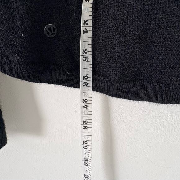Lululemon | Sit In Lotus Merino Wool Sweater | Sz 4 | Black | EUC - Picture 13 of 13